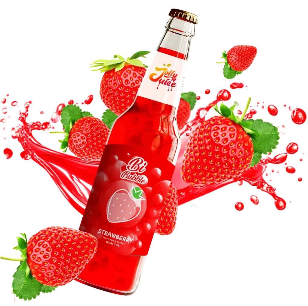 bibubble strawberry mockup result