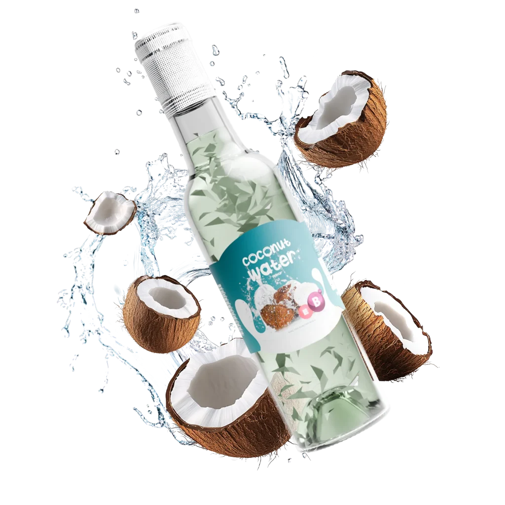 coconut water mockup result