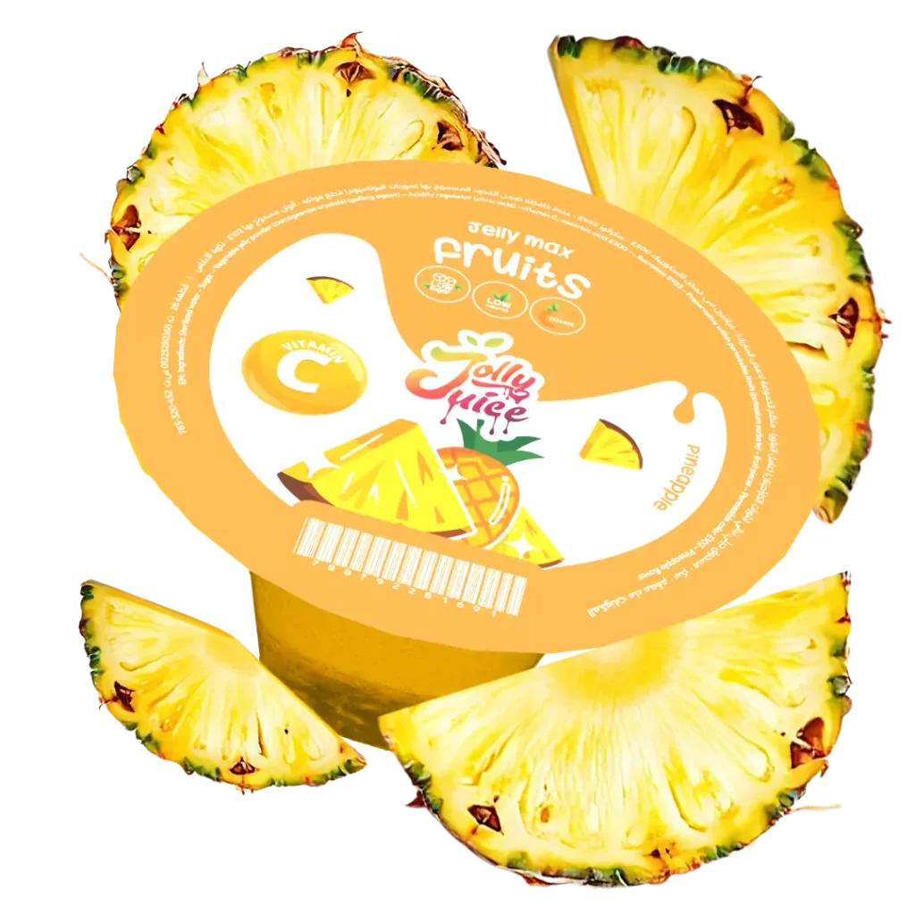 jelly max fruits cup pinapple mockup 01