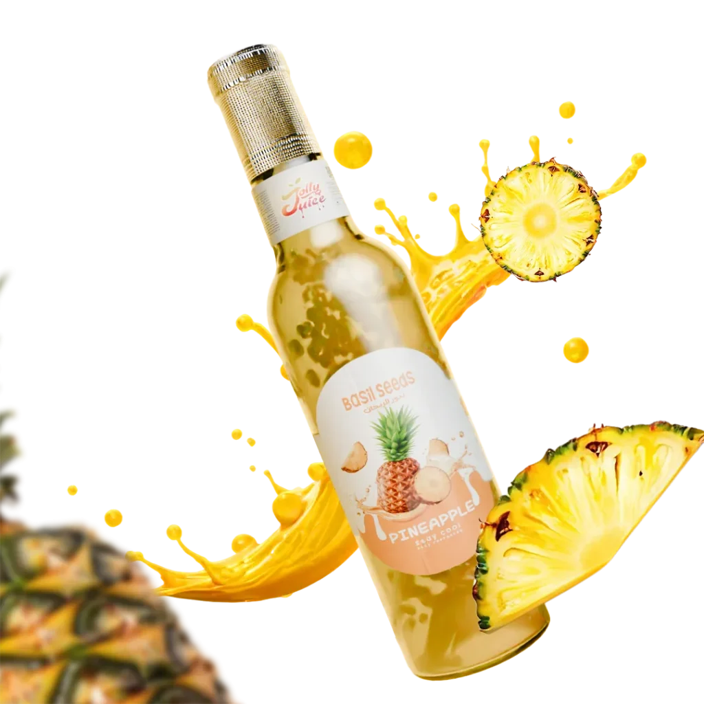 juice basil seeds mock up PINAPPLE 01 result