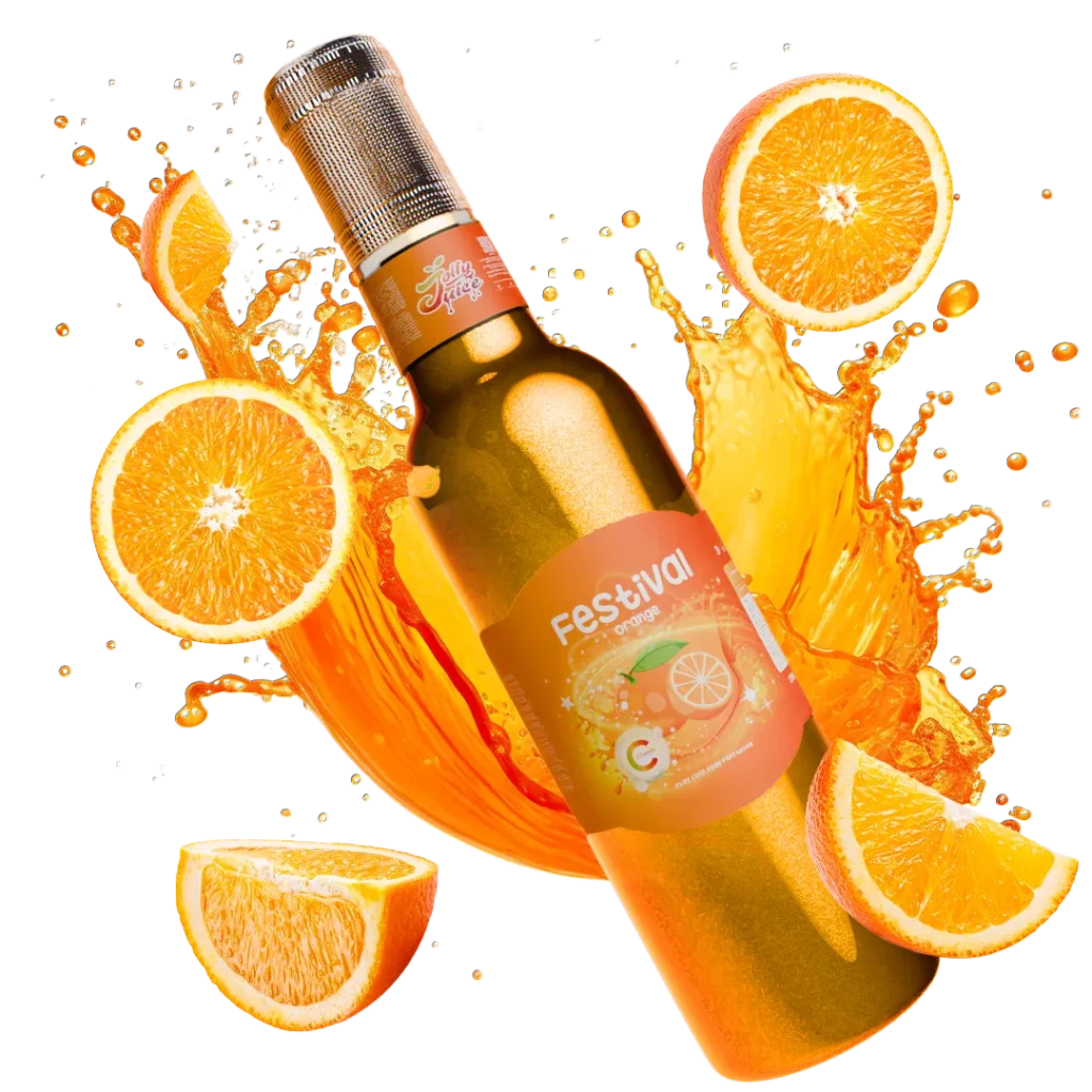 festival orange mockup result