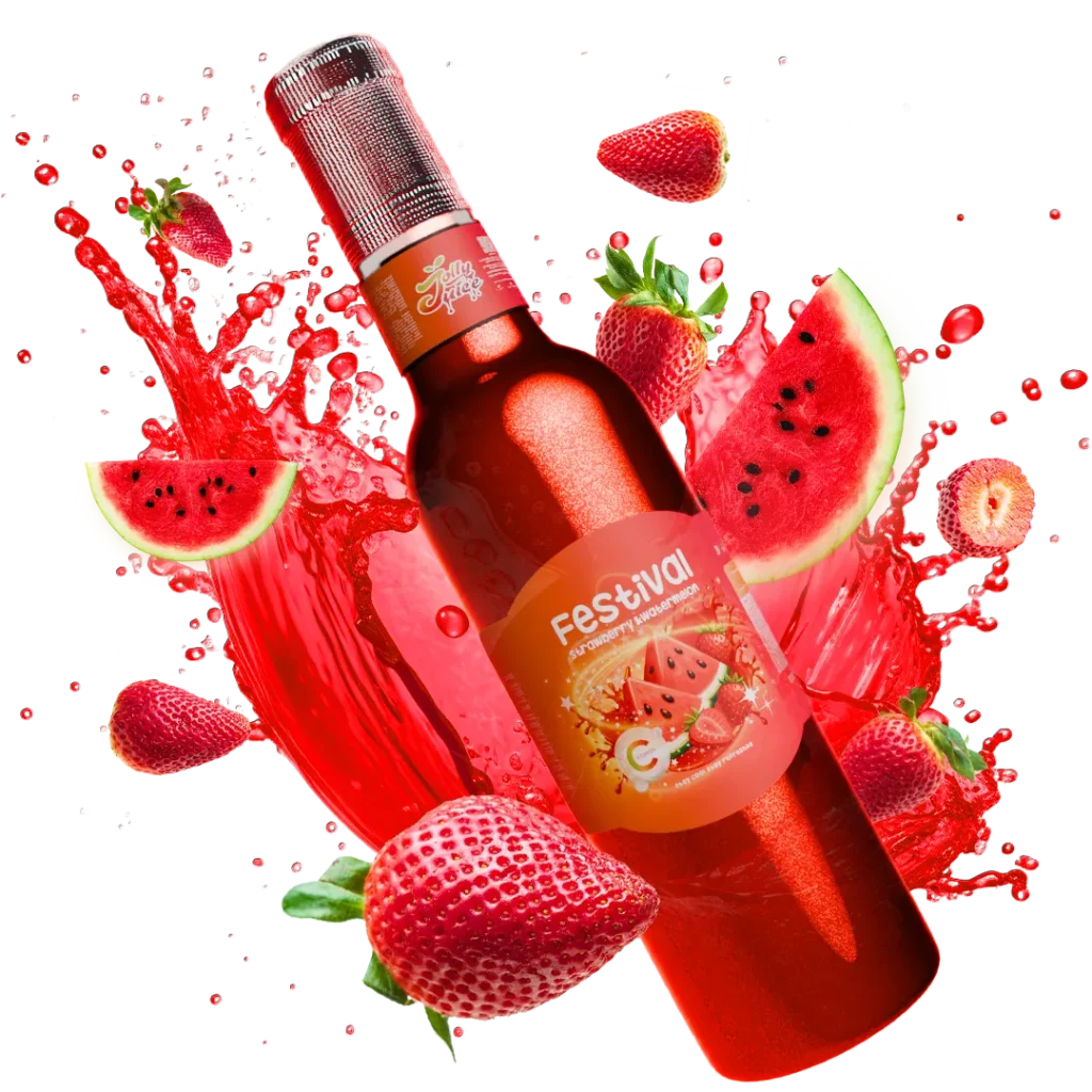 festival strawberry and watermalon mockup result