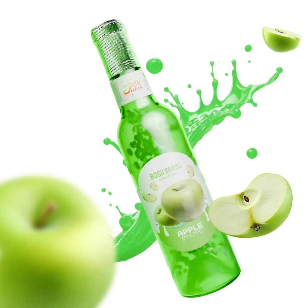 juice basil seeds mock up APPLE 01 result